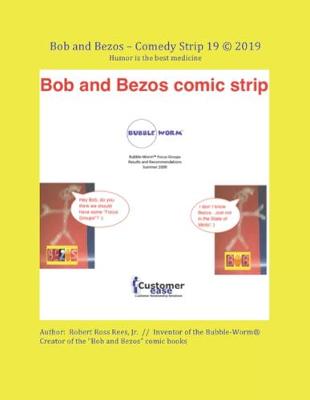 Book cover for Bob and Bezos - Comedy Strip 19 (c) 2019