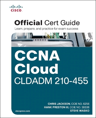 Book cover for CCNA Cloud CLDADM 210-455 Official Cert Guide