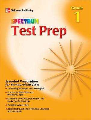 Book cover for Spectrum Test Prep Grade 1