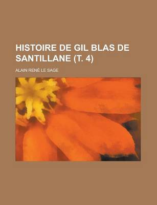 Book cover for Histoire de Gil Blas de Santillane ( . 4)