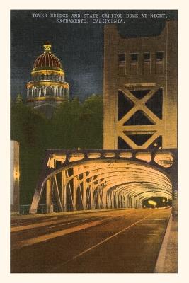 Cover of The Vintage Journal Tower Bridge, Capitol, Sacramento, California