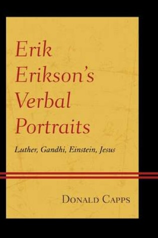 Cover of Erik Erikson’s Verbal Portraits