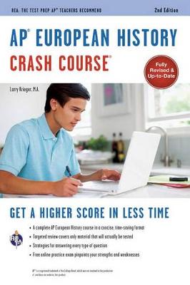 Book cover for Ap(r) European History Crash Course, 2nd Ed., Book + Online