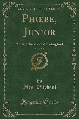 Book cover for Phoebe, Junior, Vol. 3 of 3