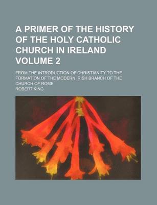 Book cover for A Primer of the History of the Holy Catholic Church in Ireland; From the Introduction of Christianity to the Formation of the Modern Irish Branch of the Church of Rome Volume 2