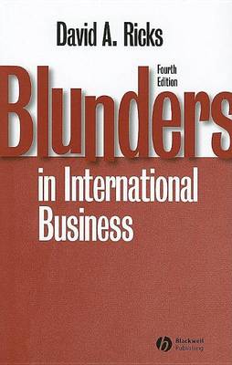 Book cover for Blunders in International Business