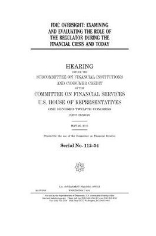 Cover of FDIC oversight