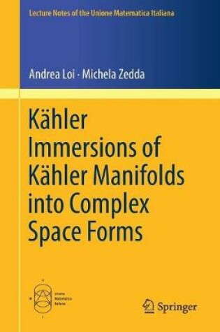 Cover of Kahler Immersions of Kahler Manifolds into Complex Space Forms