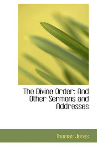 Cover of The Divine Order