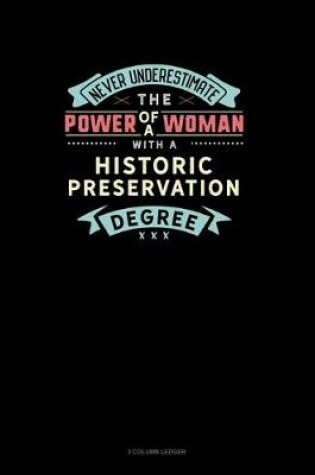 Cover of Never Underestimate The Power Of A Woman With A Historic Preservation Degree
