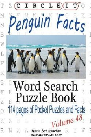 Cover of Circle It, Penguin Facts, Word Search, Puzzle Book