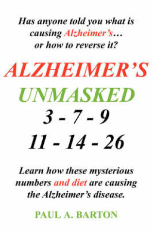 Cover of Alzheimer's Unmasked