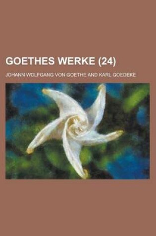 Cover of Goethes Werke (24)