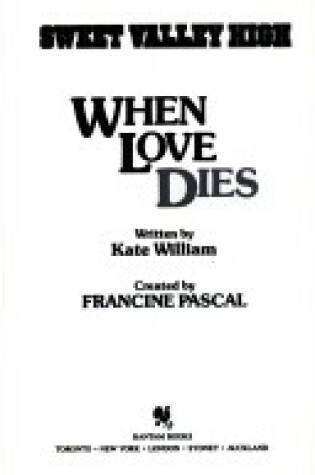 Cover of When Love Dies