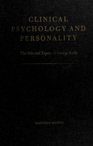 Book cover for Clinical Psychology and Personality