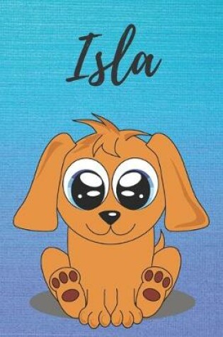 Cover of Isla dog coloring book / notebook / journal / diary