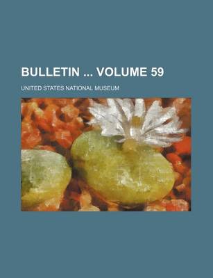 Book cover for Bulletin Volume 59