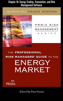 Book cover for Prmia Guide to the Energy Markets: Energy Trading, Transaction and Risk Management Software