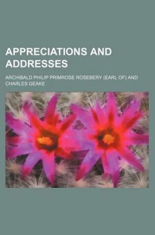 Cover of Appreciations and Addresses