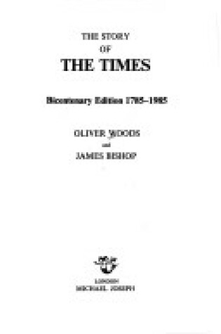 Cover of The Story of "The Times"