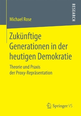 Book cover for Zukunftige Generationen in Der Heutigen Demokratie