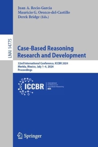 Cover of Case-Based Reasoning Research and Development