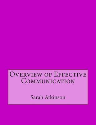 Book cover for Overview of Effective Communication