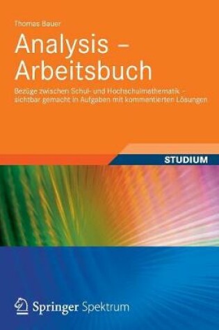 Cover of Analysis - Arbeitsbuch