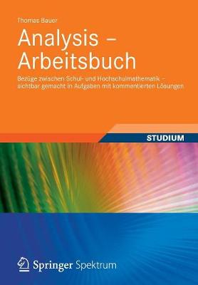 Book cover for Analysis - Arbeitsbuch