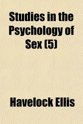 Book cover for Studies in the Psychology of Sex (5)