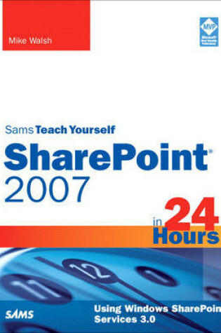 Cover of Sams Teach Yourself SharePoint 2007 in 24 Hours