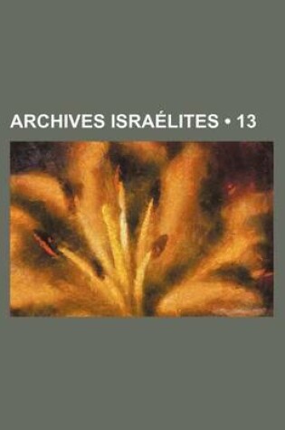 Cover of Archives Israelites (13)