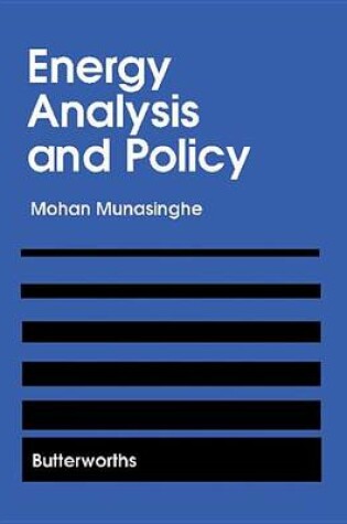 Cover of Energy Analysis and Policy