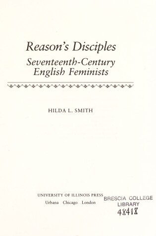 Cover of Reason's Disciples