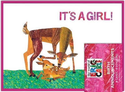 Book cover for The World of Eric Carle(TM) It's a Girl! Birth Announcements