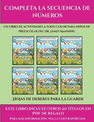 Cover of Hojas de deberes para la guarde (Completa la secuencia de números)