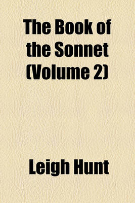 Book cover for The Book of the Sonnet (Volume 2)