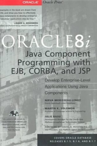 Cover of Oracle8i Java Component Programming with Ejb, CORBA and JSP