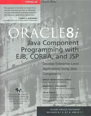 Book cover for Oracle8i Java Component Programming with Ejb, CORBA and JSP