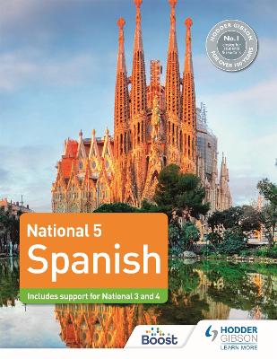 Book cover for National 5 Spanish: Includes support for National 3 and 4