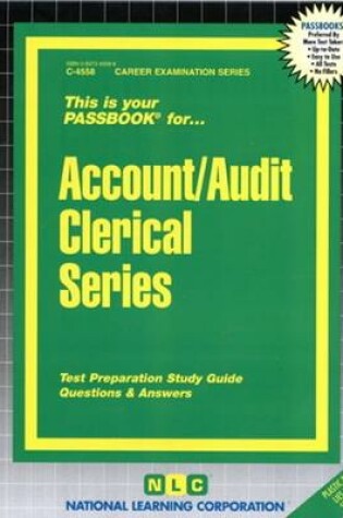 Cover of Account/Audit Clerical Series