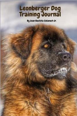 Book cover for Leonberger Dog Training Journal