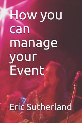 Book cover for How you can manage your Event