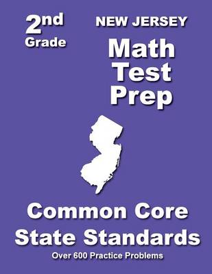 Book cover for New Jersery 2nd Grade Math Test Prep