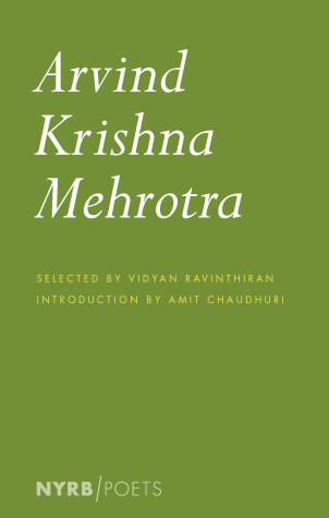 Book cover for Arvind Krishna Mehrotra