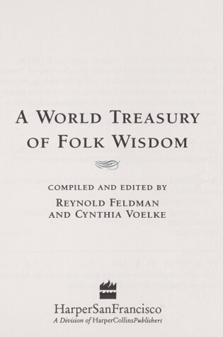 Cover of A World Treasury of Folk Wisdom