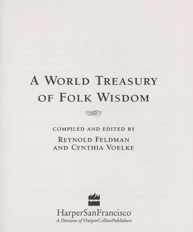 Book cover for A World Treasury of Folk Wisdom