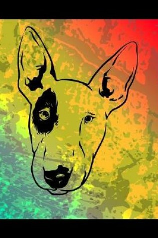 Cover of Bull Terrier Color Burst Notebook