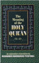 Book cover for The Meaning of the Holy Qur'an