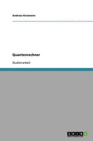 Cover of Quantenrechner